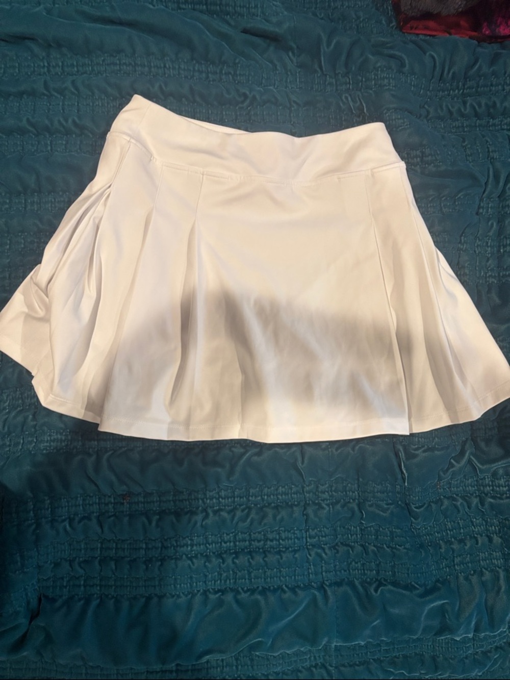 Tommy Bahama White Pleated Skater Tennis Skirt - Picture 3 of 3